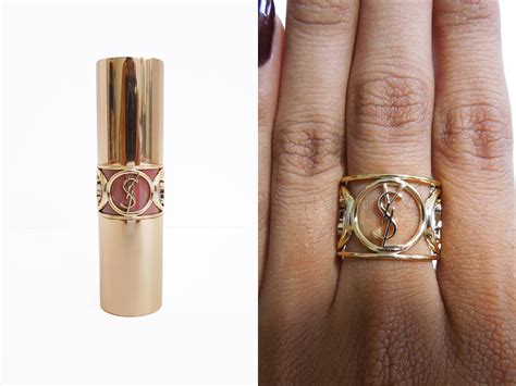 yves saint laurent rings|ysl lipstick emblem ring.